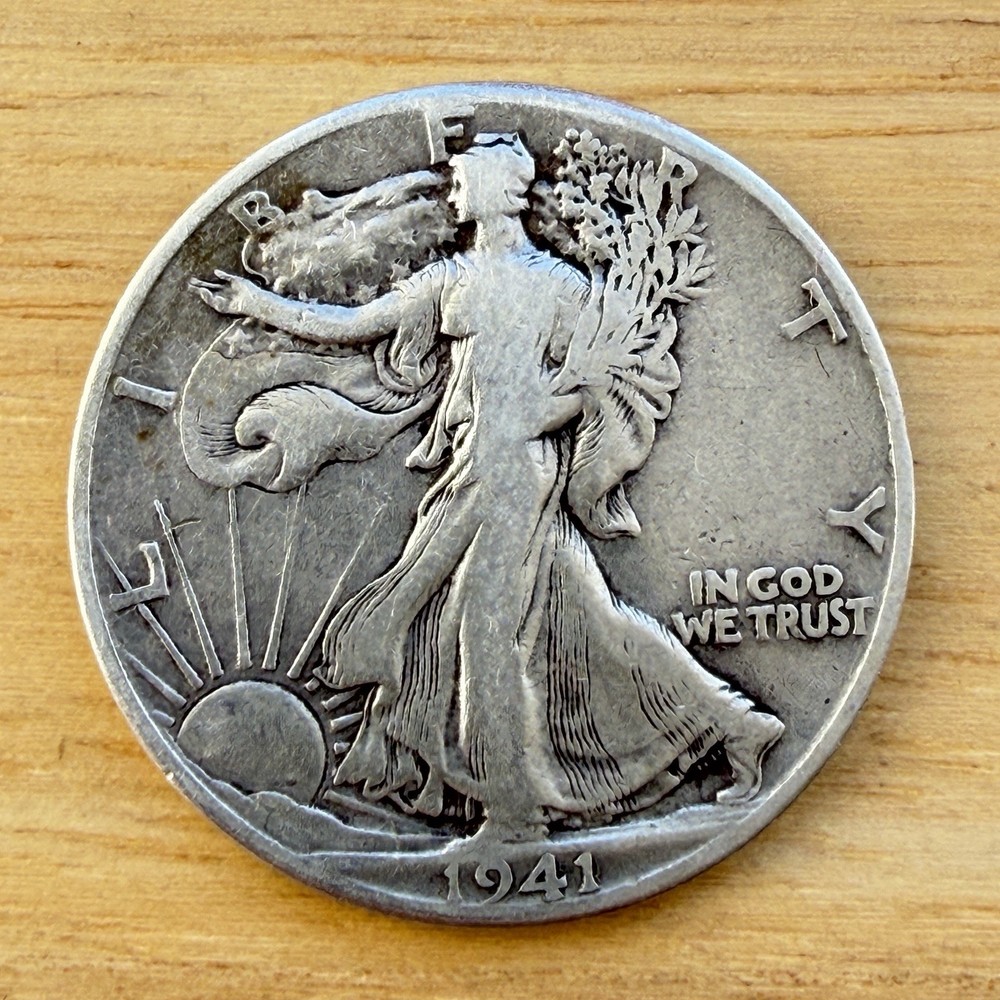 1941-P Walking Liberty Half Dollar – 90% Silver Coin