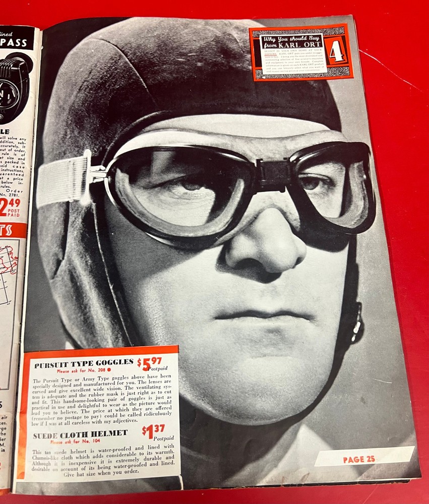 1939 KARL ORT AVIATION CATALOG – ORIGINAL PRE-WAR REFERENCE