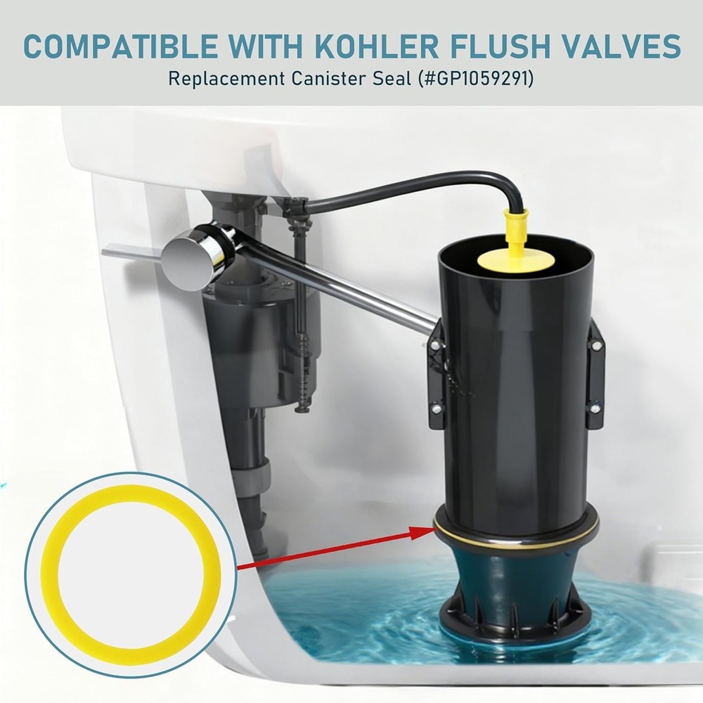 Effortless Installation 2 Pack Kohler Seal Kit - Silicone Durability