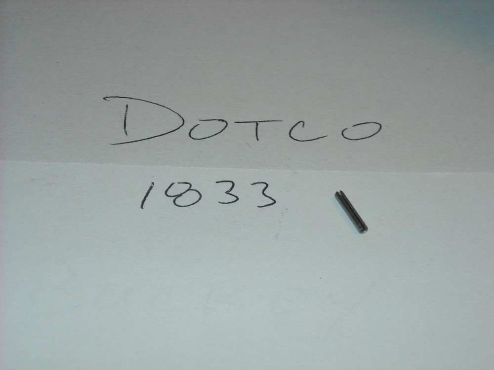 1833, Roll Pin, Dotco, Cooper Tools, New