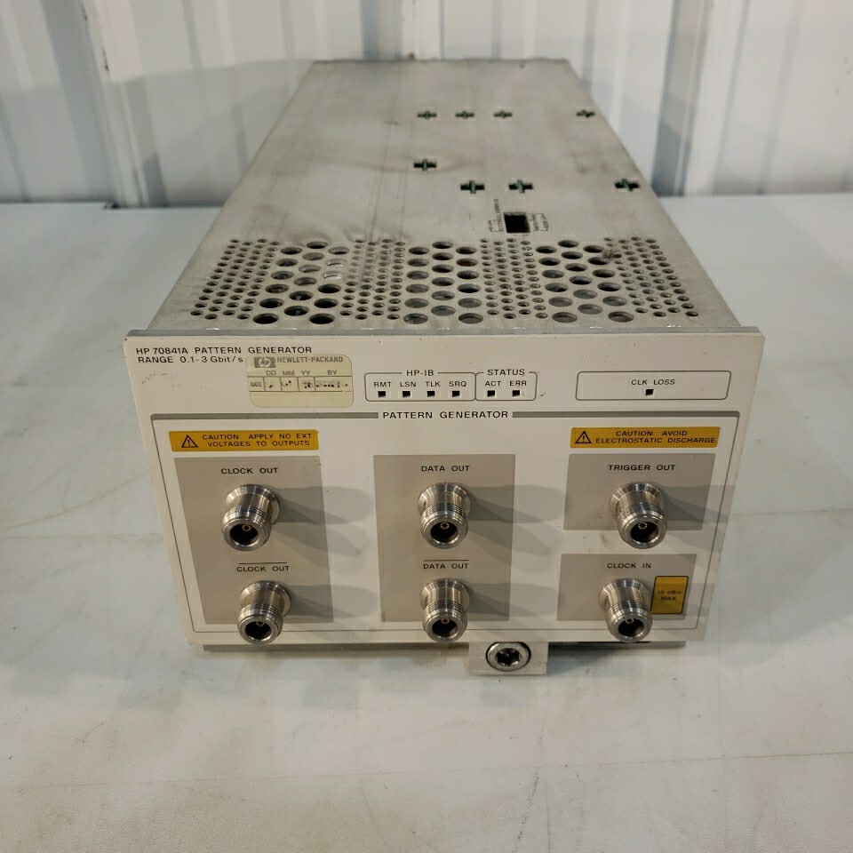 HP 70841A Pattern Generator Range 0.1-3 Gbit/s Hewlett-Packard 15dBm Max HP-IB