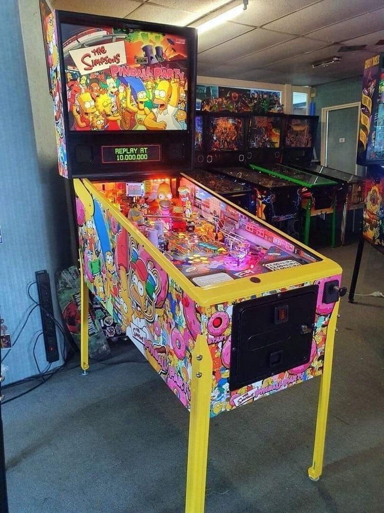 Simpsons TSPP Stern Donut Pinball Decals