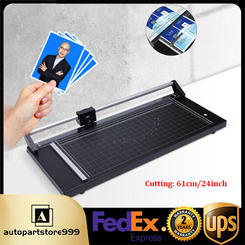 24" Manual Precision Rotary Paper Trimmer - Self-Sharpening Cutter