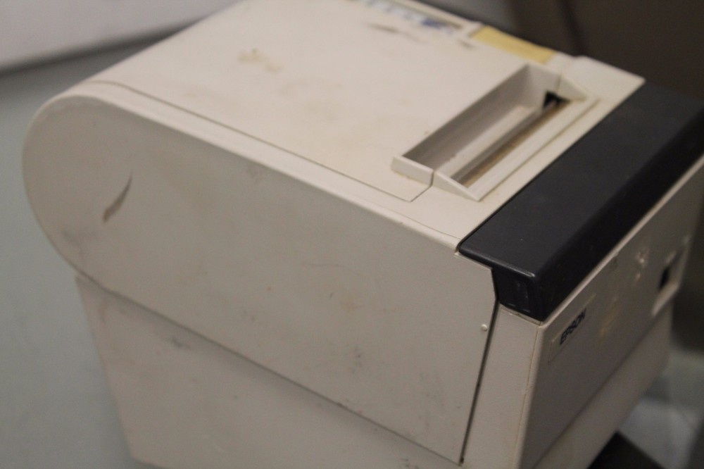 Epson TMT88III Model M129C Ethernet Black Receipt Printer Serial White