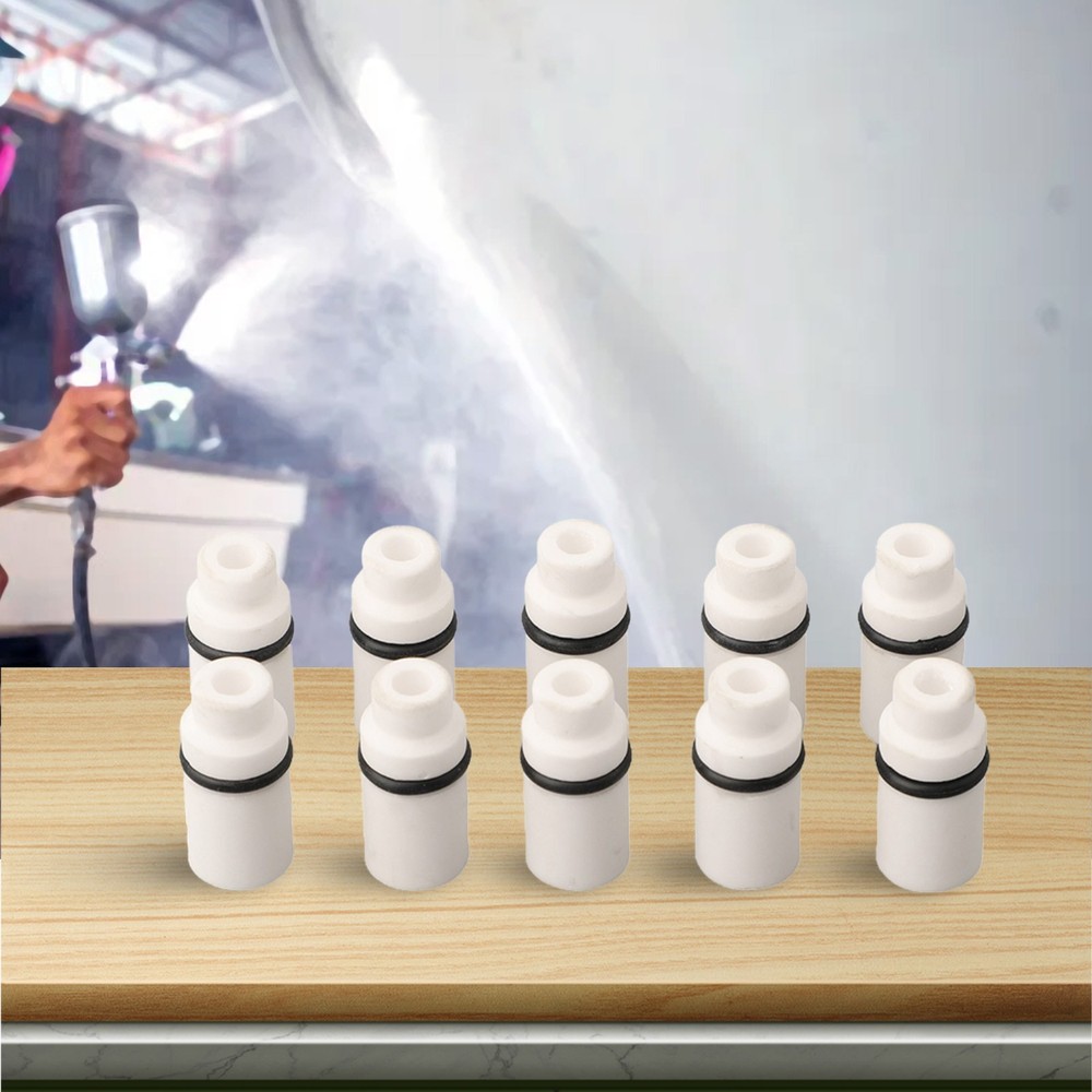 10PCS Sandblaster Nozzles Earthenware Nozzles Sandblast Tip Replacement Tool