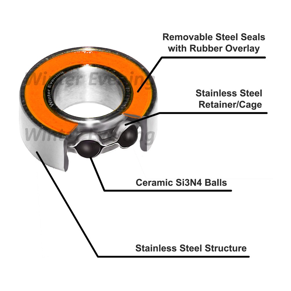 Tamiya MB-01 Chassis | Stainless + Ceramic Bearing Kit