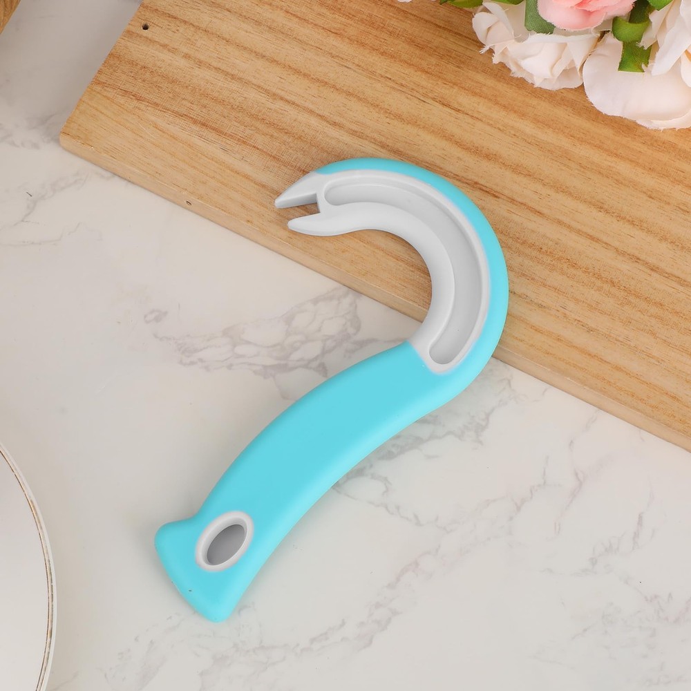 Easy Open Ring Pull Can Opener, J Hook Opener Tab with M, Blue