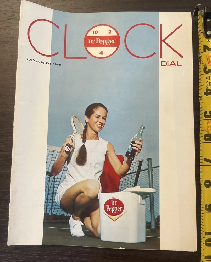 Vintage Fr. Pepper Clock Dial Magazine