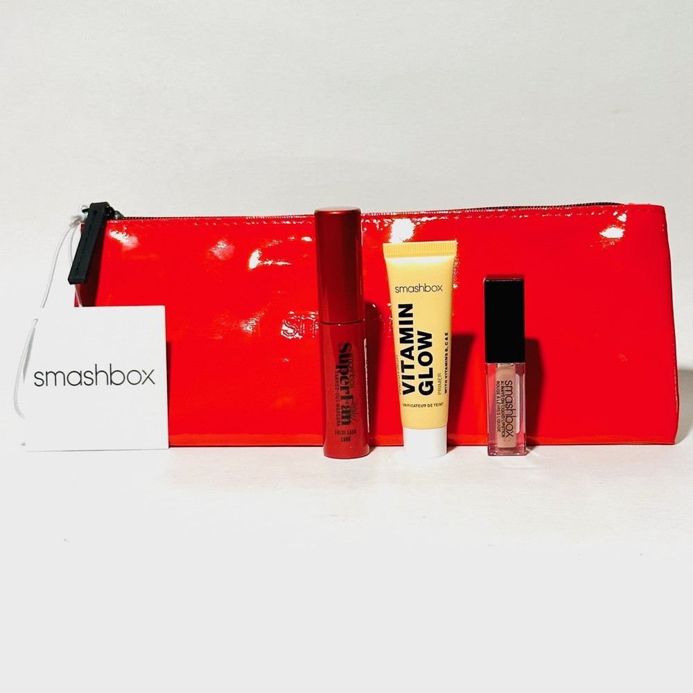 Smashbox Cosmetic Bag with Make-Up *See Description*