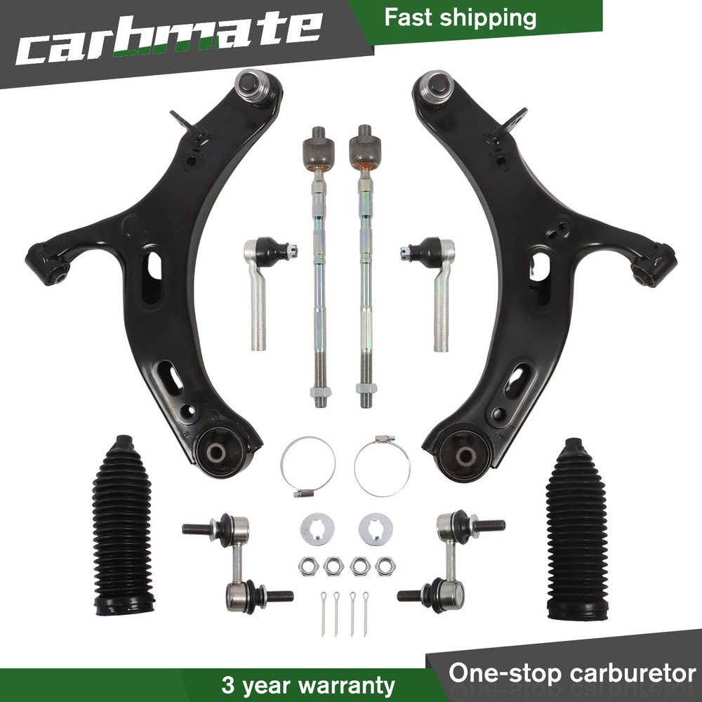 Front Lower Control Arm Ball Joints Tie Rod End For 2010-2014 Subaru Outback