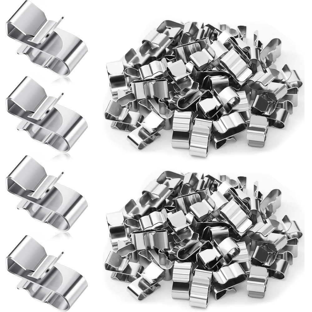 Trailer Frame Wire Clips Solar Panel Wire Clips 304 Stainless Steel Clips 200...