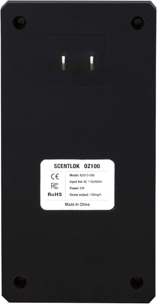 SCENTLOK OZ100 SMALL ROOM ACTIVE ODOR DEODORIZER - BLACK - E.10.01.B.03