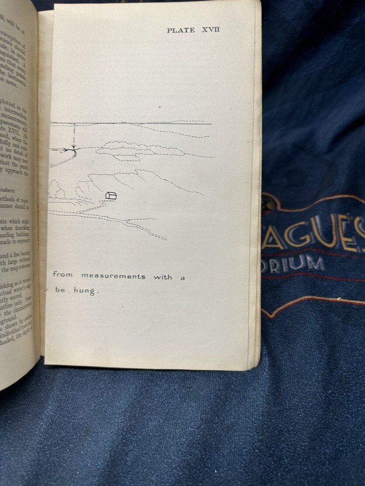 ww2 Notes on map reading pub date 1929 War Office, Crown Copyright Very Good