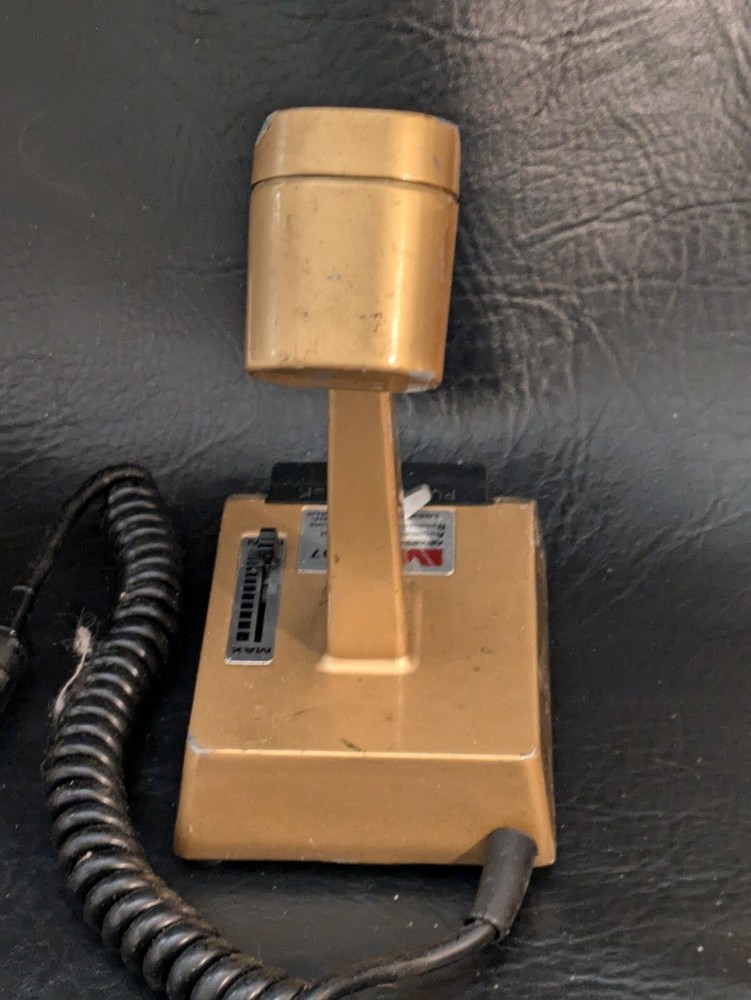 Almotronics Automatic Level Control Ham Radio Microphone CB 807 5 Pin Untested