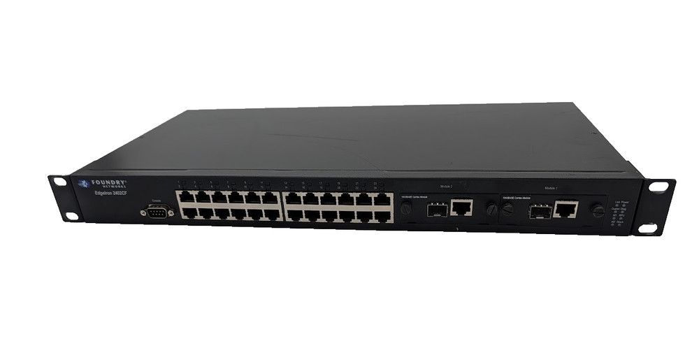 Foundry Networks EdgeIron 2402CF 24 Port Switch