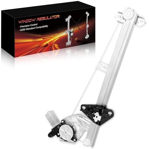 Front Left Driver Side Power Window Regulator with Motor for:-Honda Fit Base