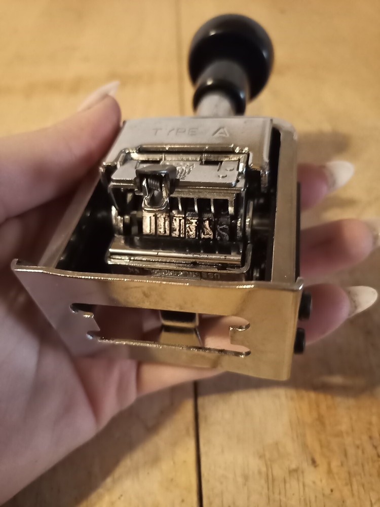 Plus Model A 6-wheel 8 Action Automatic Numbering Machine