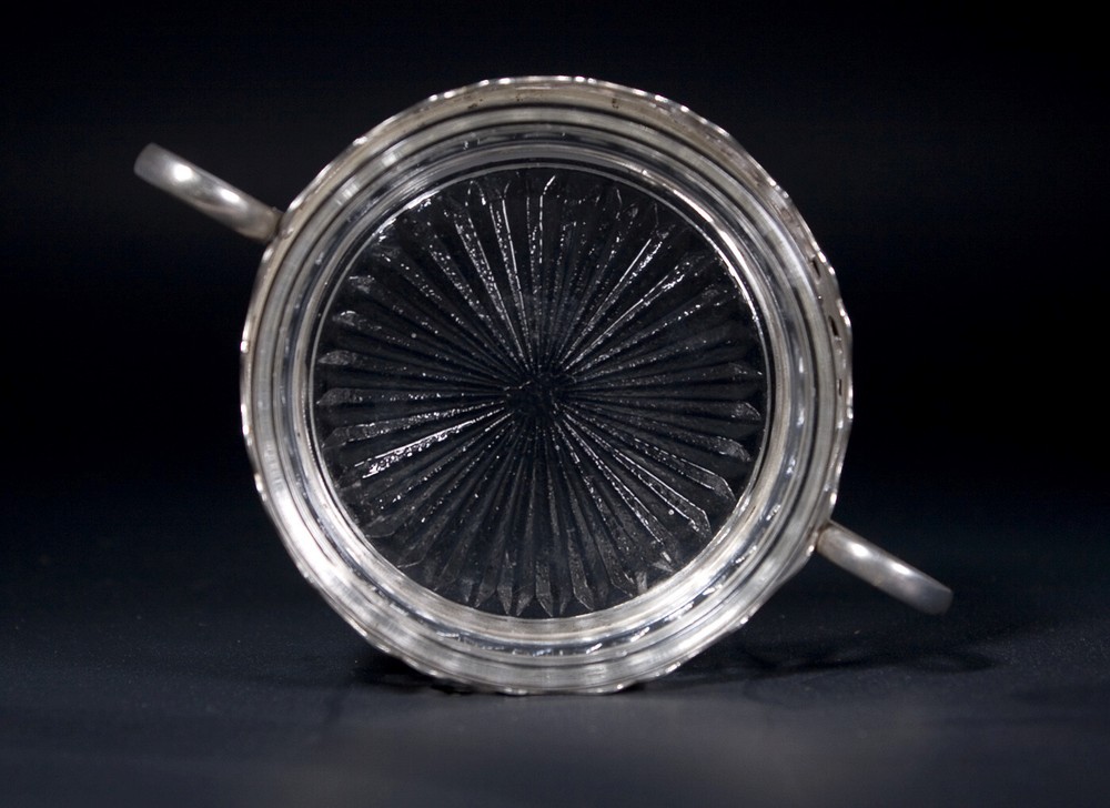 Vintage Silver Plated Wine Bottle Coaster Holder