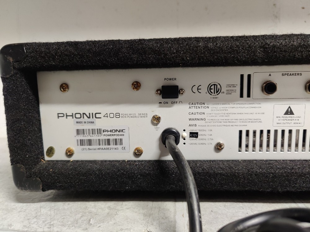 Phonic Powerpod 408 80W Powered Mixer