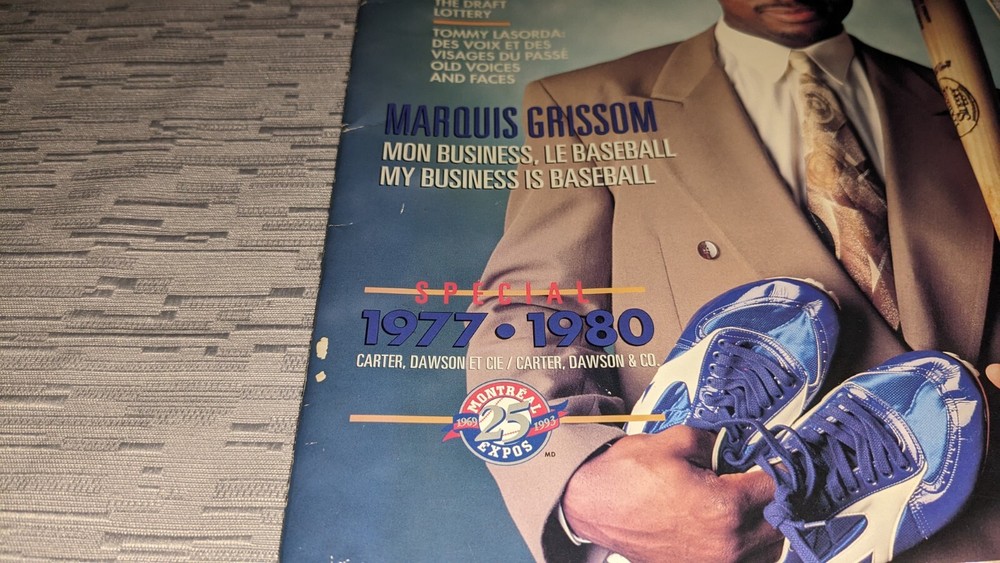 1993 Montreal Expos Baseball Program/Magazine EH