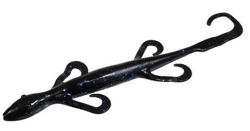 Zoom Lizard 8  - Black Blue Glitter