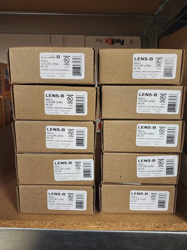 Blue Color Lens, for Wall Units, System Sensor #LENS-B