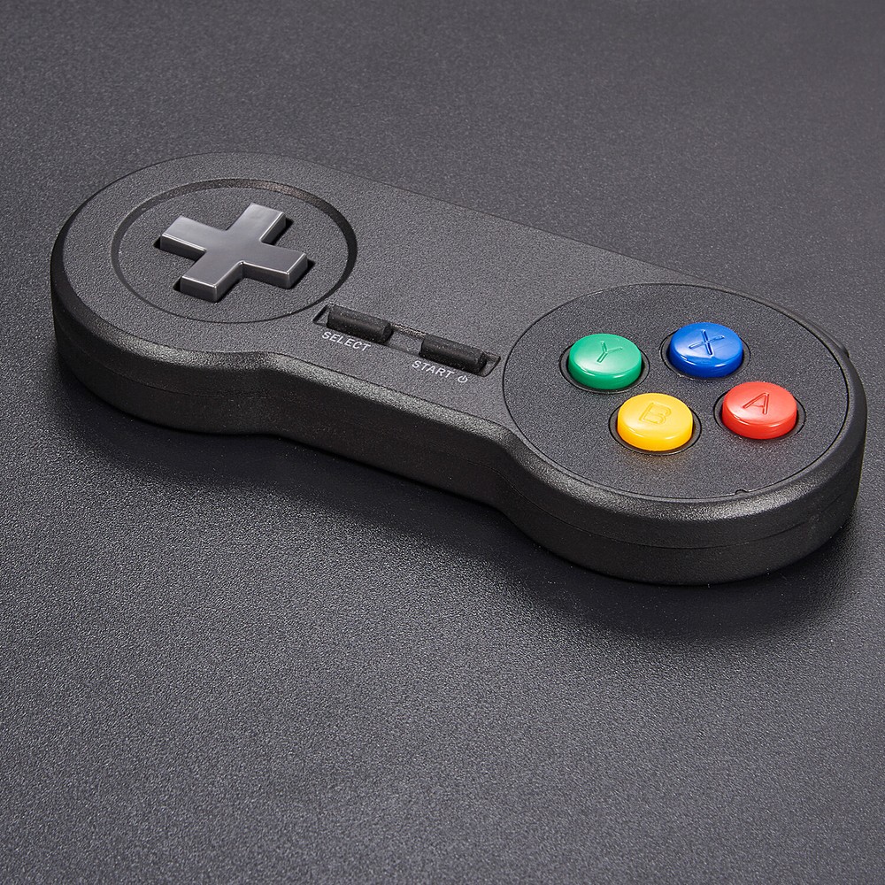 Wireless USB SNES Controller Game pad for Super Retro Games Windows PC Mac Linux