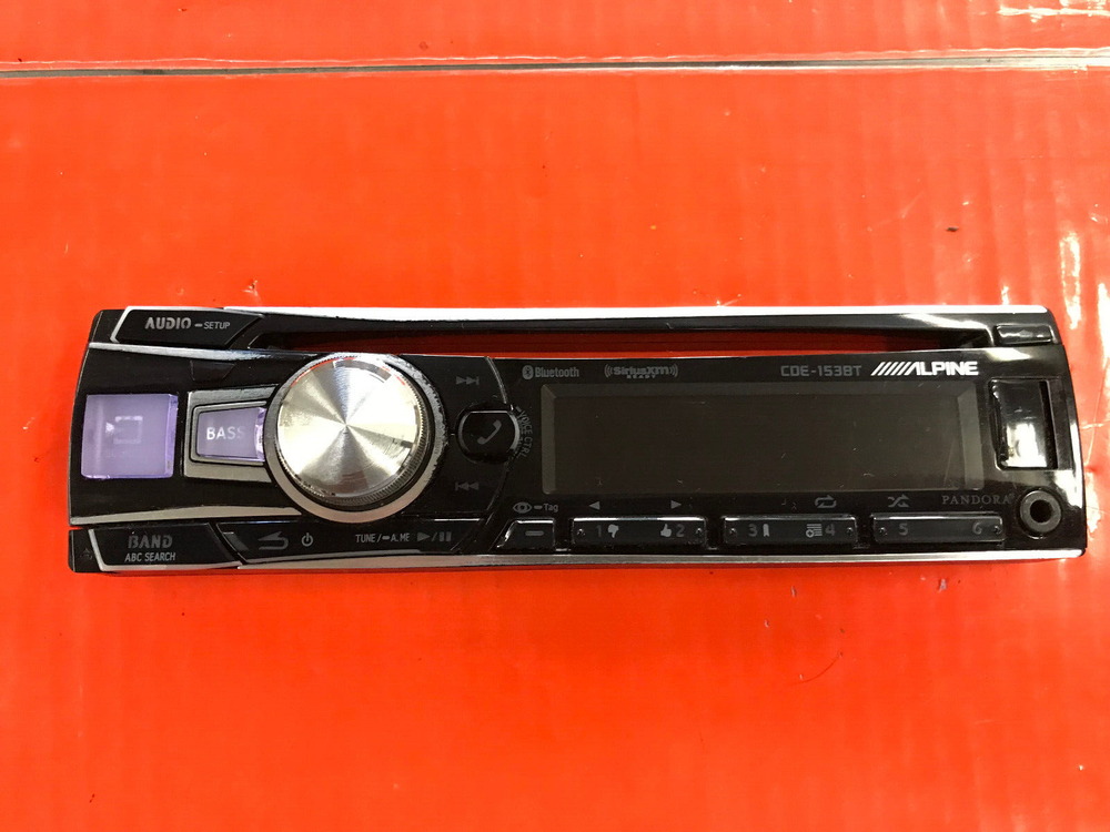 alpine cde-153bt faceplate