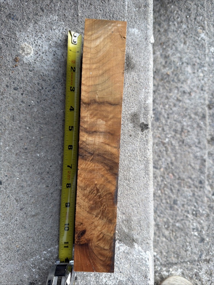 English Walnut Handle Blank Billet Figured A14