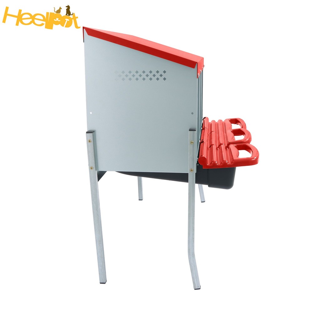 3 Compartments Red High Quality Materials Nesting Box Chickens Egg Laying Box