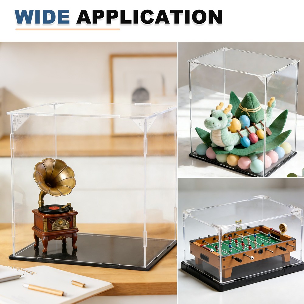 24pcs acrylic corner bracket, triangular corner connector with rivets