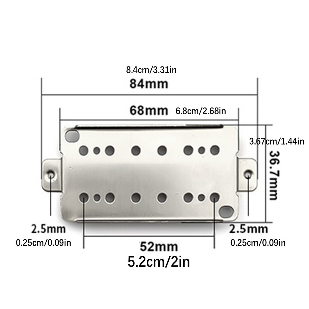 1Pc Replacement Base Plate For Guitar 52mm Baseplate Pickup Humbucker Accessory