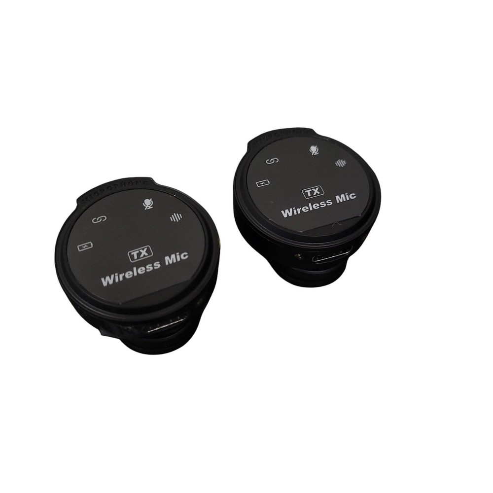 Professional Wireless Lavalier Microphones w/ Charging Case Missing Receiver