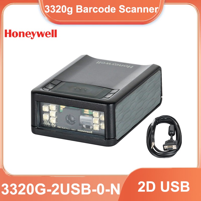 Honeywell Vuquest 3320G-2USB-0-N 1D 2D Handsfree Barcode Scanner Reader USB Kit