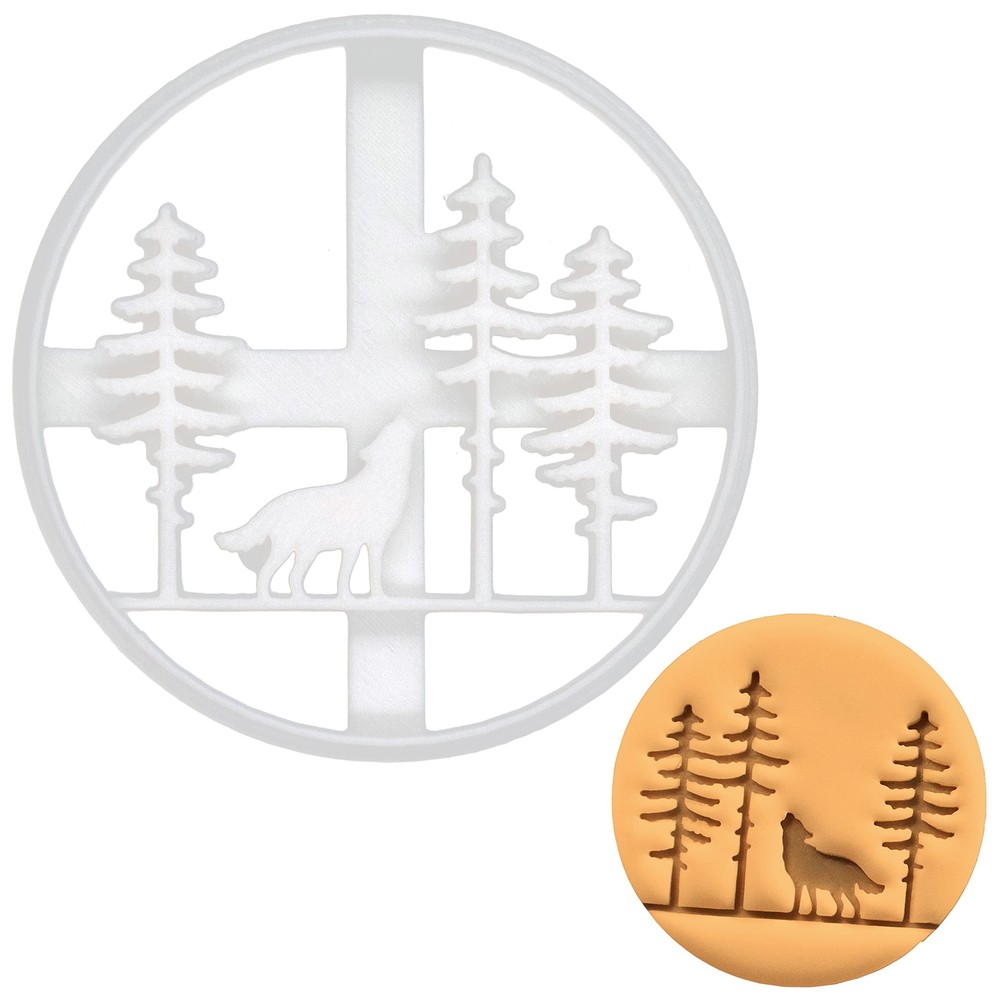 Forest Wolf Cookie Cutter, 1 piece - Bakerlogy
