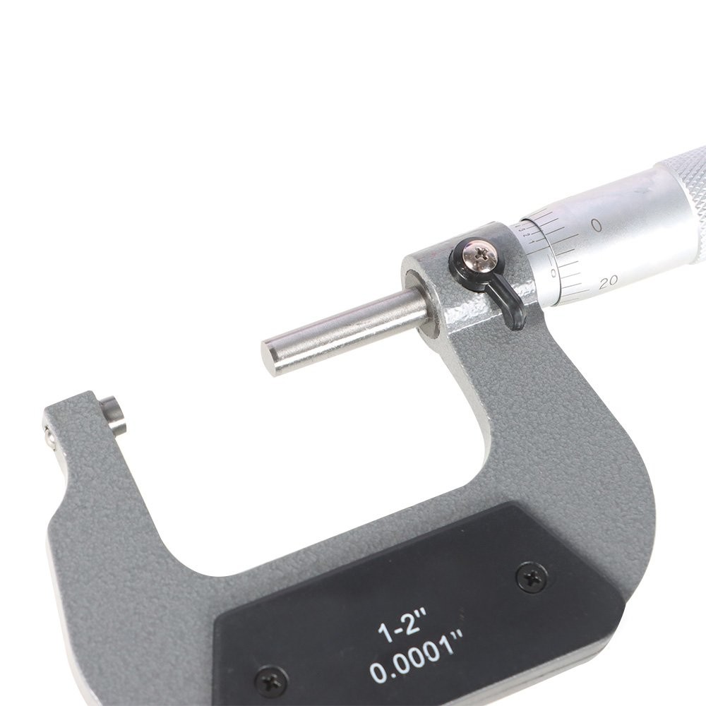 1-2" 0.0001'' Outside Micrometer Premium Precision Carbide Tips Machinist