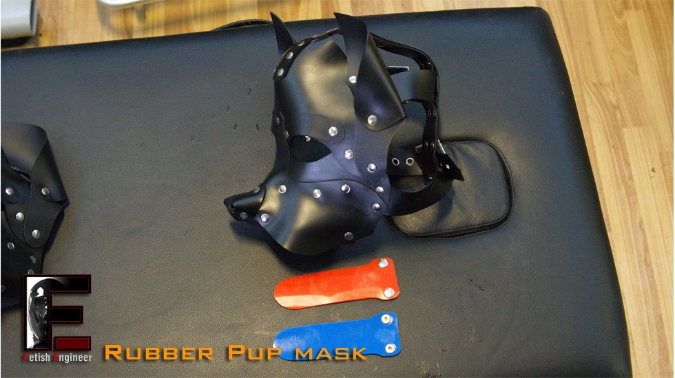 Rubber pup Mask