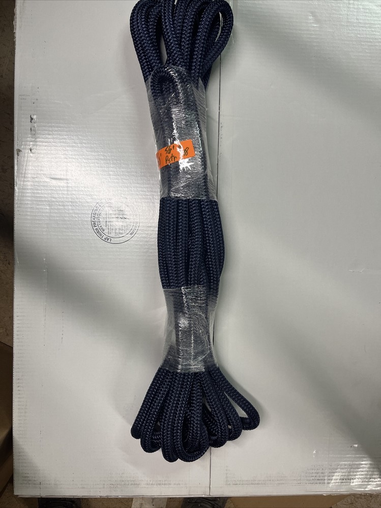 5/8" x 50' Double Braid Polyester Tree Rope, Bull Line, arborist, rigging,