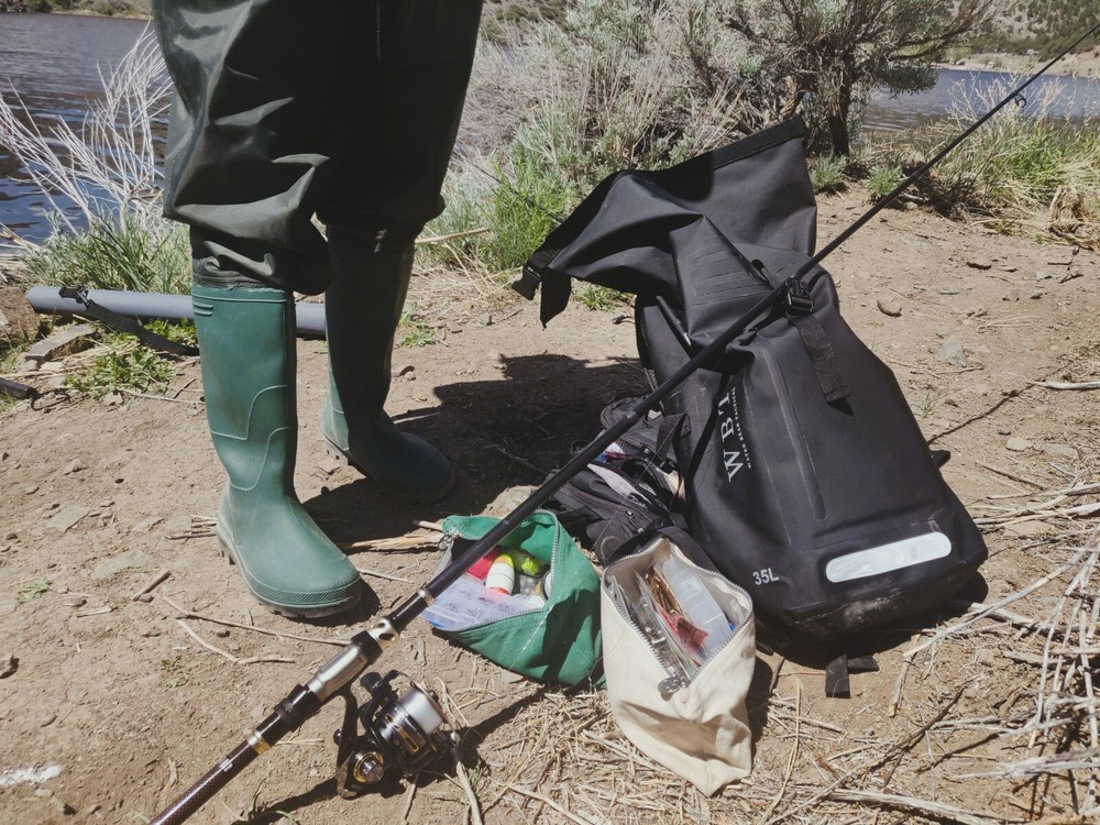 WATER BEAR TACTICAL Waterproof Rugged 35L Roll-Top Closure Backpack