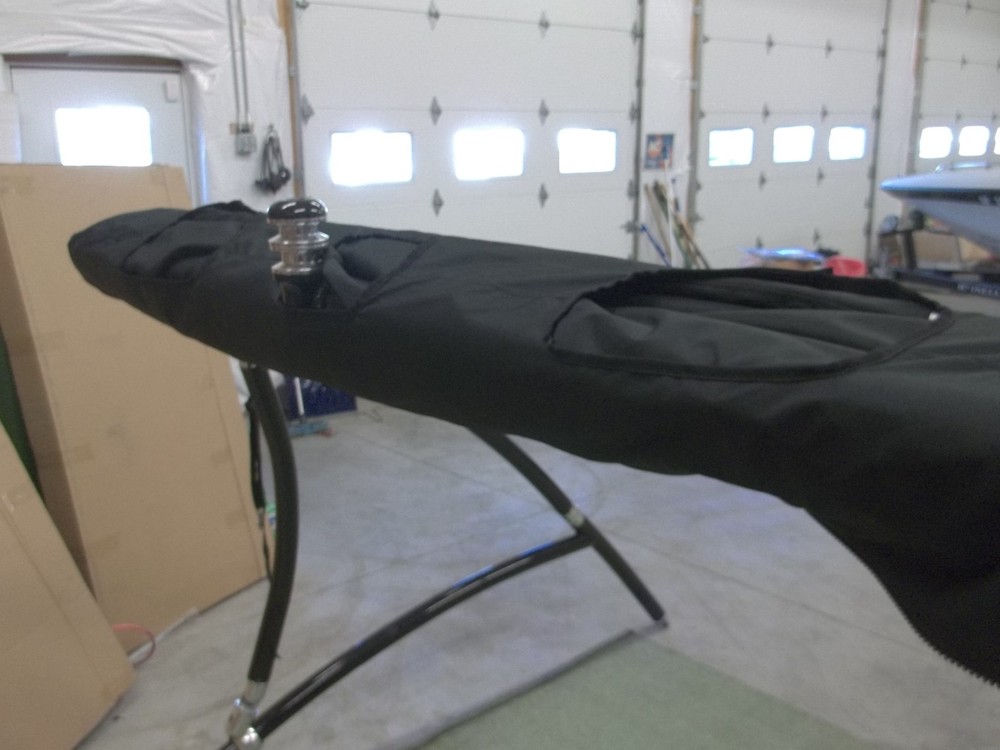 large, wide Front mounted wake board BIMINI TOP shade canopy bikini wake board