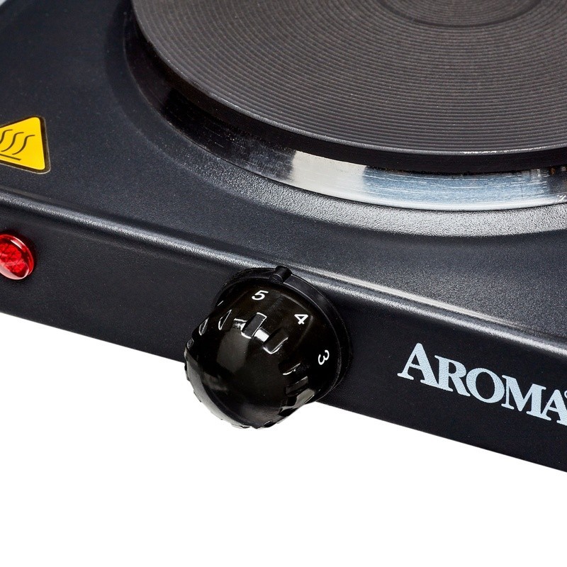Single Burner Hot Plate Die-Cast Temperature Control Easy Clean Compact Design