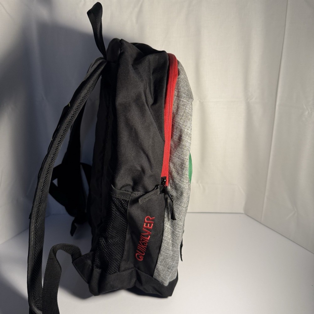 QuickSilver Unisex Backpack Black Grey Red Yellow Green