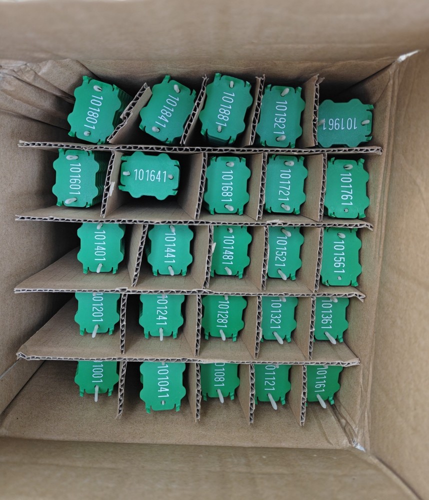 PLASTIC LOG TAGS -FORESTRY SUPPLY-Cold Weather Resistant 2 boxes per order