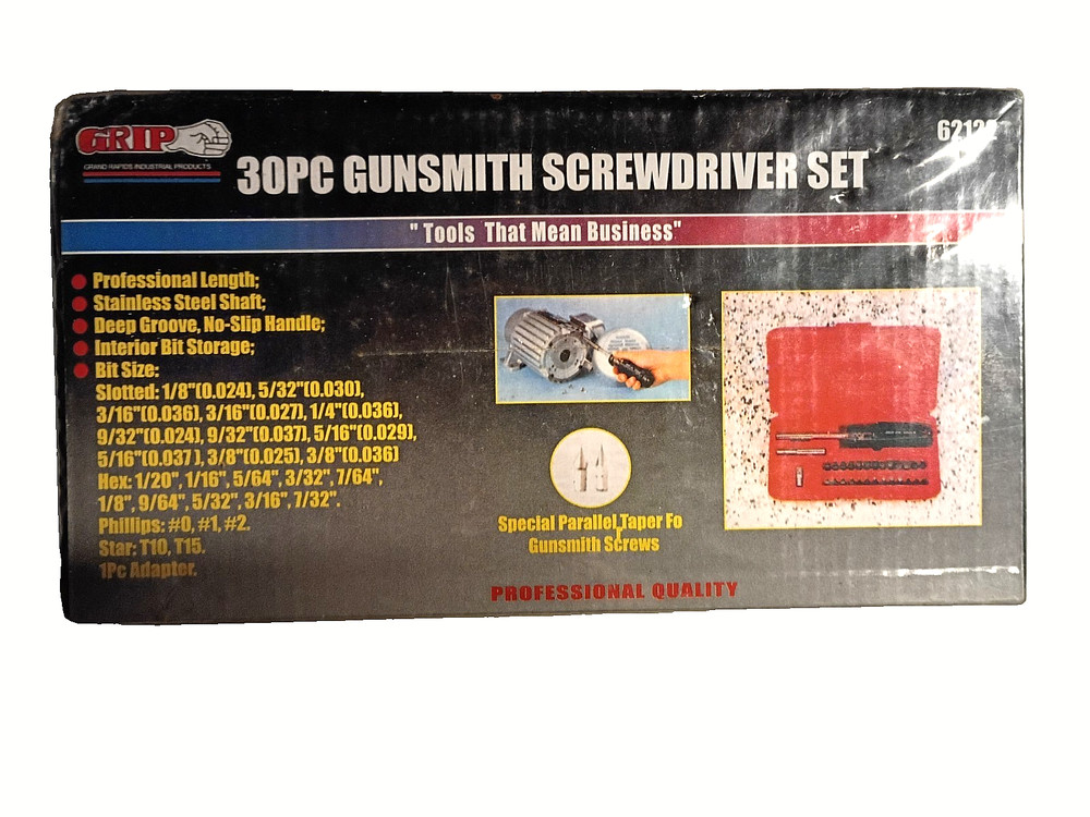30 Piece Gunsmith Screwdriver Set