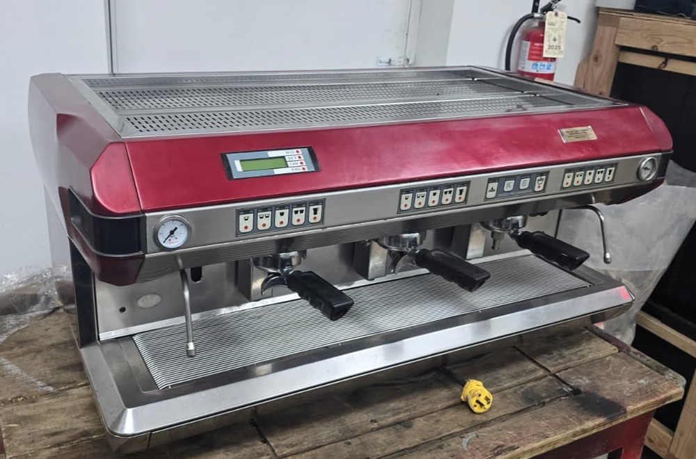 3 Group VISACREM KB2000 Automatic Programmable Espresso Coffee Machine .