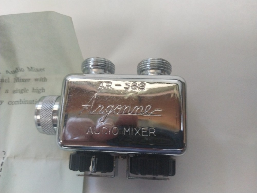 🔵  Vintage Argonne AR-389  Audio Mixer