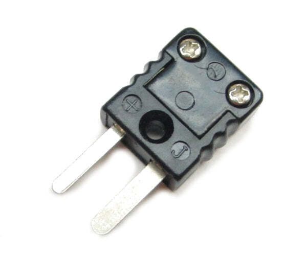 Connector, Type J, Black, Mini-Male