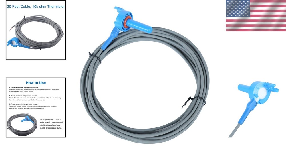 20ft Analog Temperature Sensor - Cost-Effective Pool/Spa Replacement