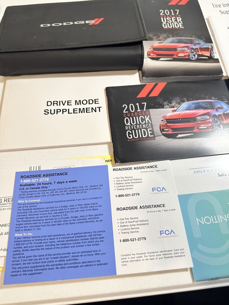 2017 Dodge Charger Owners Manual Set