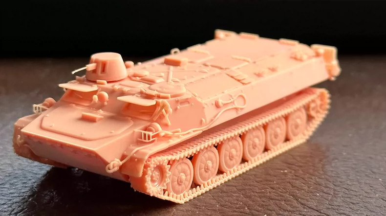 3D Printed 1/72 Soviet MT-LB Armored Vehicle Basic Unpainted Model Kit